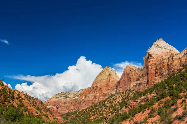 Zion National Park, ABD, parlak sahne güz