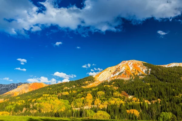 Vacker Höst Natur Telluride Colorado Ljus Solig Dag — Stockfoto