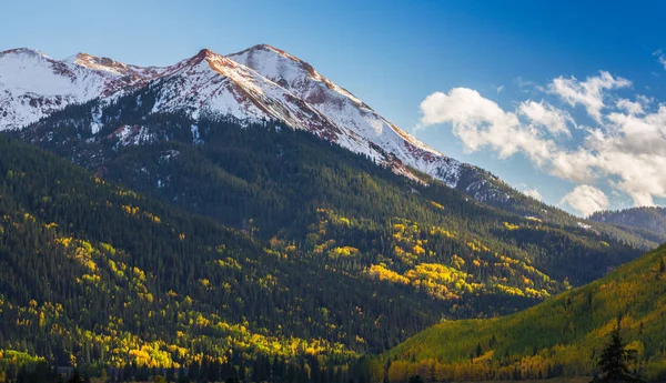Красиві Пейзажі Осінній Телуриду Штат Колорадо Яскрава Сонячна День — стокове фото