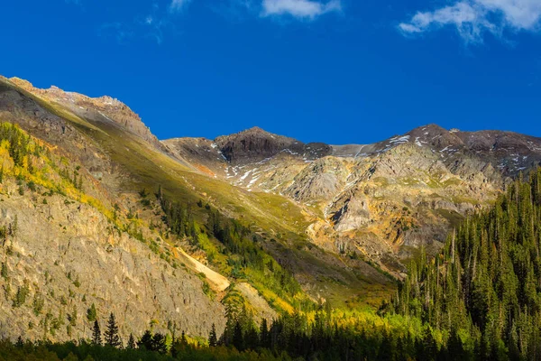 Krásná Podzimní Krajina Telluride Colorado Jasný Slunečný Den — Stock fotografie