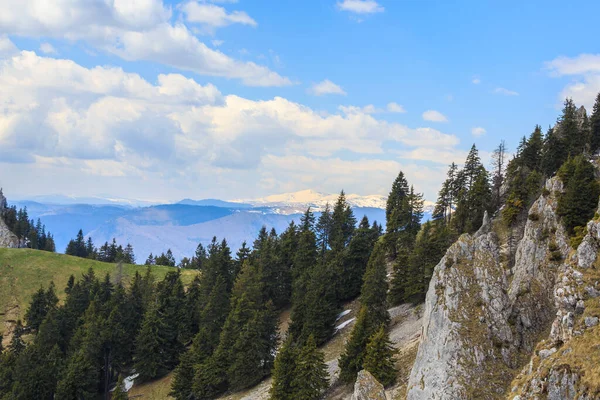 Schöne Berglandschaft Den Siebenbürger Alpen Frühsommer — Stockfoto