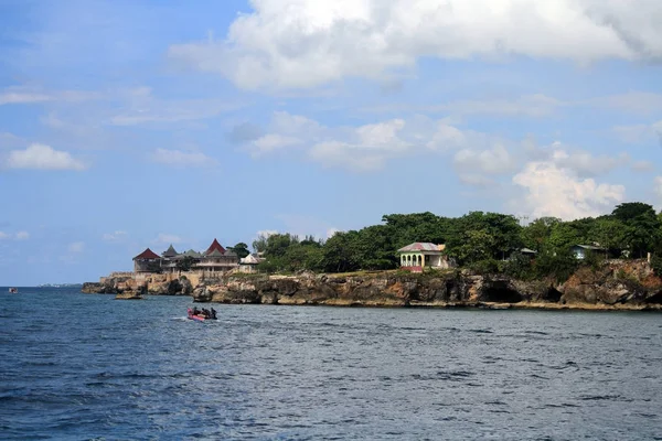 Jamaica eiland, westkust. Caribische zee Stockfoto