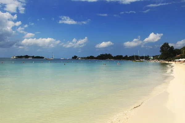 Seven mile beach. Jamajka, Negril — Zdjęcie stockowe
