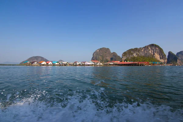 Voyage Thaïlande Nom Île Nye Pêche Des Gens Tourisme Sud — Photo