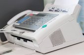 faxový přístroj na úřadu práce v Bangkok Thajsko