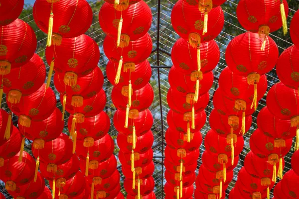 Arka Plan Bulanık Çin Yeni Yılı Fenerler Çin Şehir — Stok fotoğraf