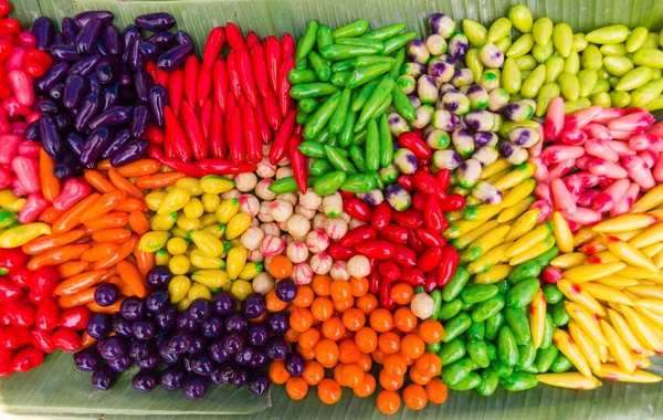 Dessert Thaïlandais Imitation Vrai Fruit Délicieux National Vente Sur Marché — Photo