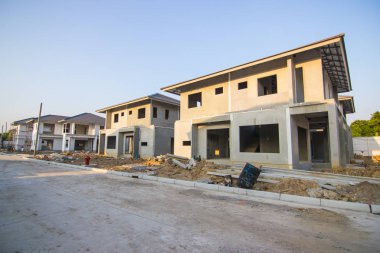Tayland yeni evde yapı ve inşaat sitenin 