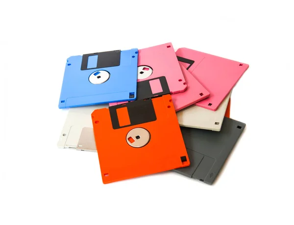 Floppy Disk Also Called Floppy Diskette Just Disk Ubiquitous Form — Stock Photo, Image