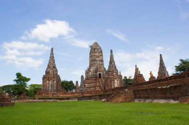 Wat Chaiwatthanaram is a Buddhist temple in the city of Ayutthaya Historical Park, Thailand clipart