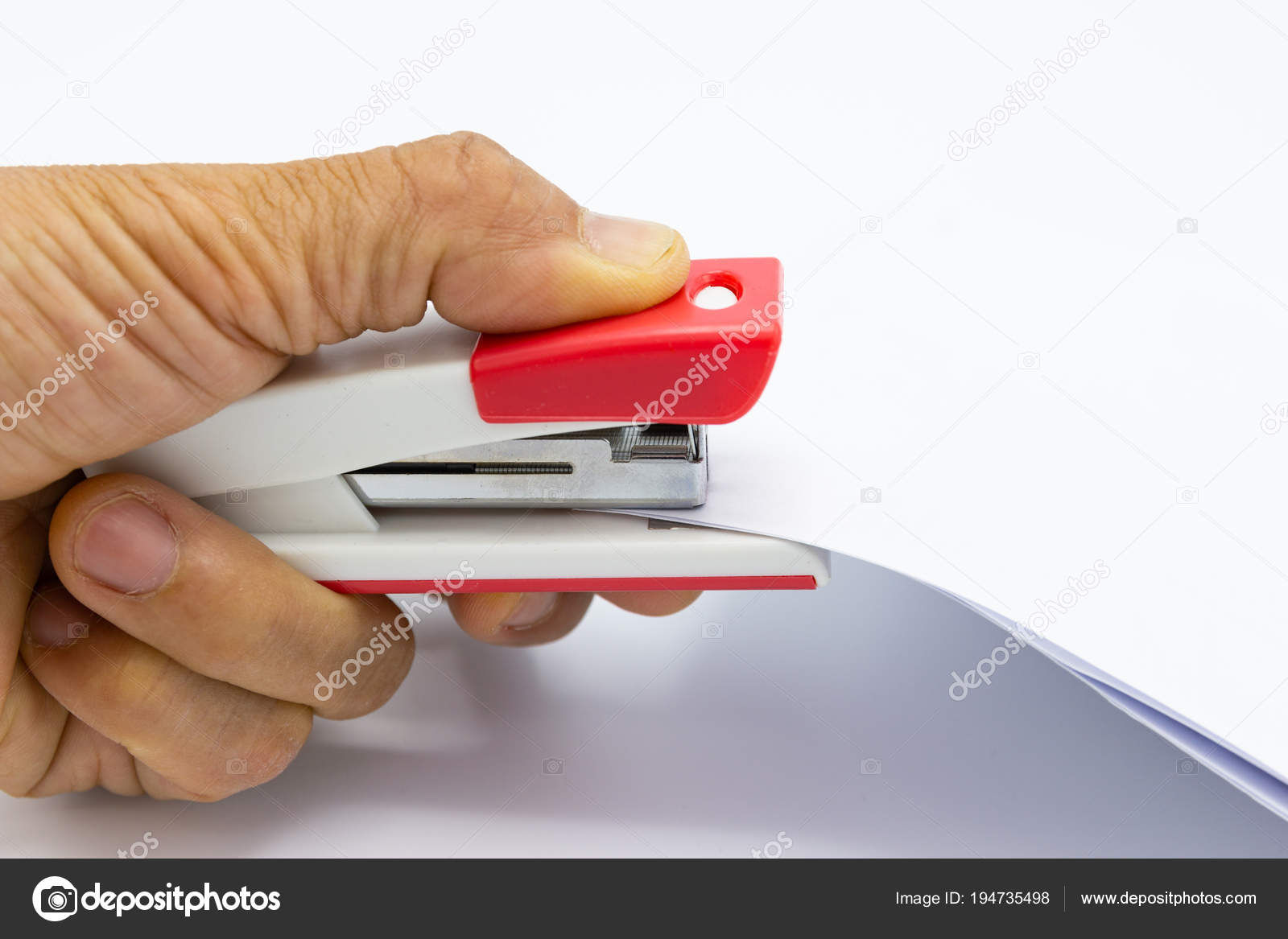 pink stapler