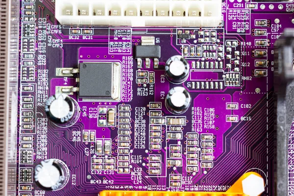 Elektronische Leiterplatte Teil der elektronischen Maschinenkomponente — Stockfoto