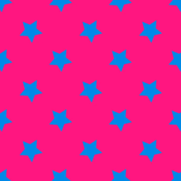 Płynny Abstrakcyjny Wzór Star Blue Różowym Tle Wektor Ilustracji Tekstury — Wektor stockowy