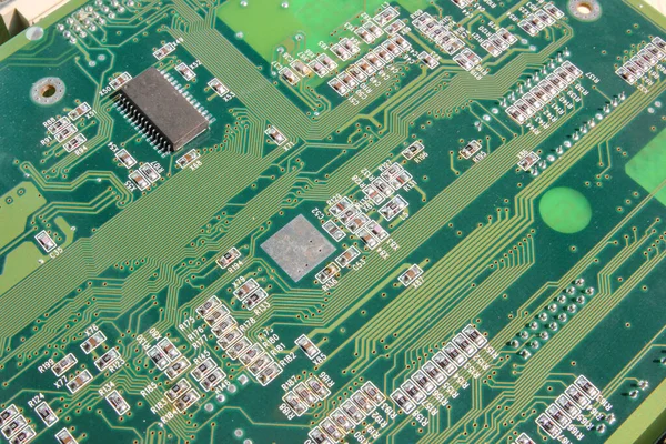 Electronic circuit board part of electronic machine — Stockfoto