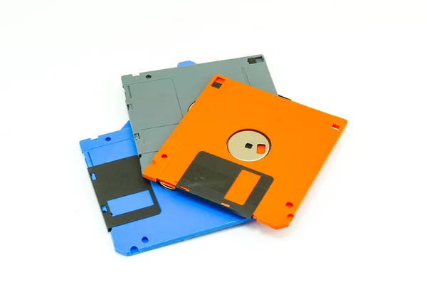 Disco Floppy Chiamato Anche Floppy Dischetto Semplicemente Disco Erano Una — Foto Stock