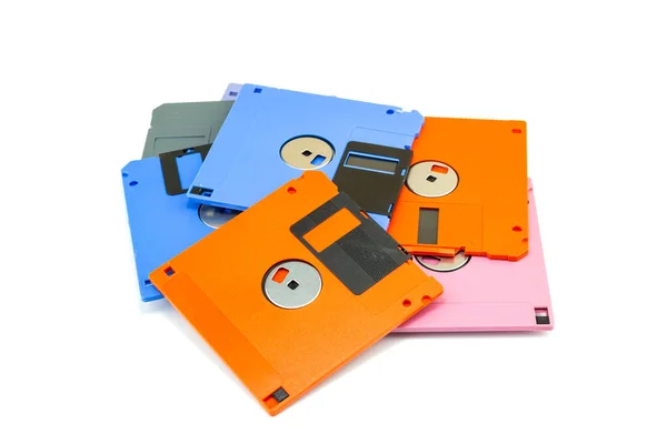 Floppy Disk Also Called Floppy Diskette Just Disk Were Ubiquitous — Stock Photo, Image