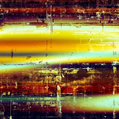 Vintage çerçeve, eski stil dekor öğeleri ve farklı renk desen grunge arka plan