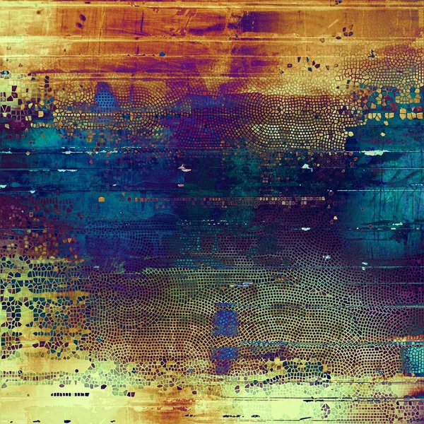 Стильная гранж-текстура, старый поврежденный фон. С разными цветовыми узорами — стоковое фото
