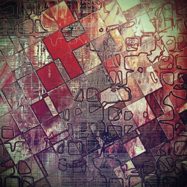 Vintage tasarım arka plan - eski stil eski doku ile farklı renk desen