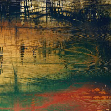 Grunge bir yaratıcı vintage tarzı poster için arka plan. Farklı renk desen ile