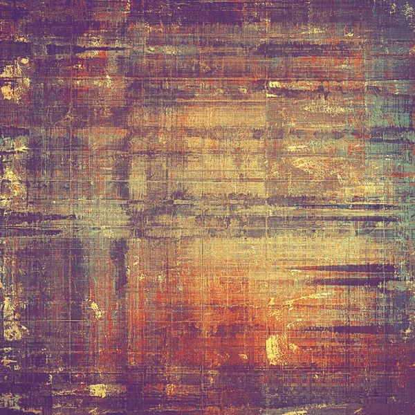 Colorato sfondo retrò astratto, invecchiato texture vintage. Con diversi modelli di colore — Foto Stock