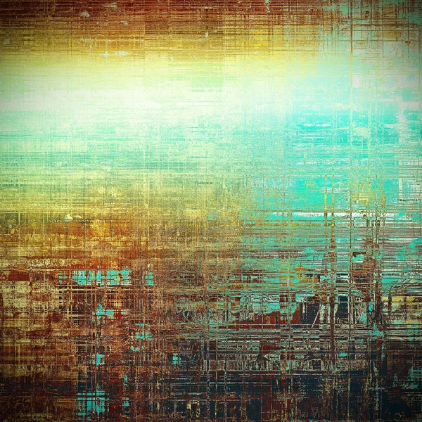 Abstract scratched background or frame with weathered grunge texture. Ancient style backdrop with different color patterns — Stock Photo, Image