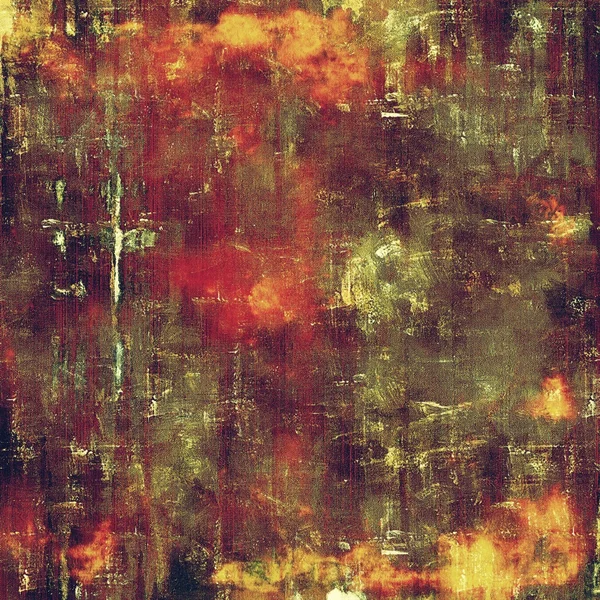 Abstrato fundo riscado ou quadro com textura grunge resistido. Cenário de estilo antigo com padrões de cores diferentes — Fotografia de Stock