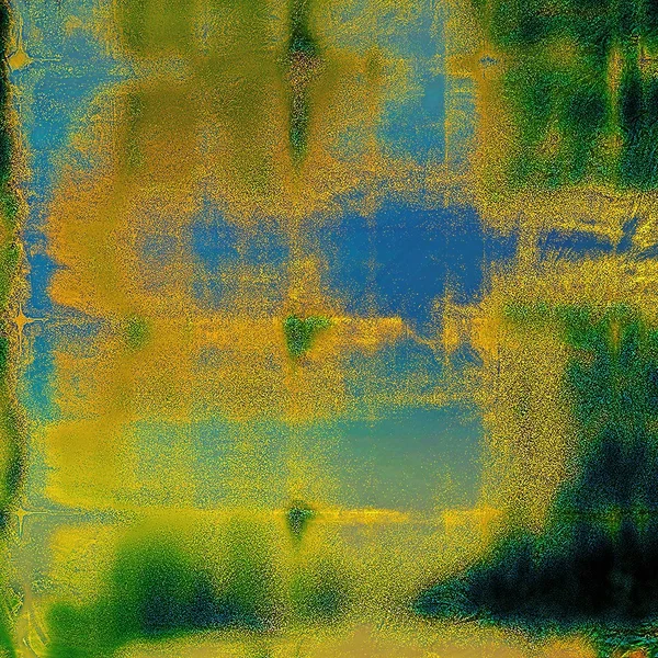 Fondo o marco arañado abstracto con textura grunge erosionada. Fondo de estilo antiguo con diferentes patrones de color —  Fotos de Stock