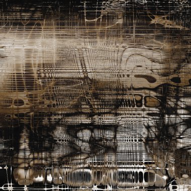 Retro doku, perişan ve düzensiz arka planda grunge tarzı. Farklı renk desen ile