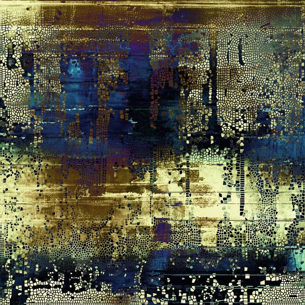 Fond ou toile de fond abstraite colorée avec texture grunge et différents motifs de couleur — Photo