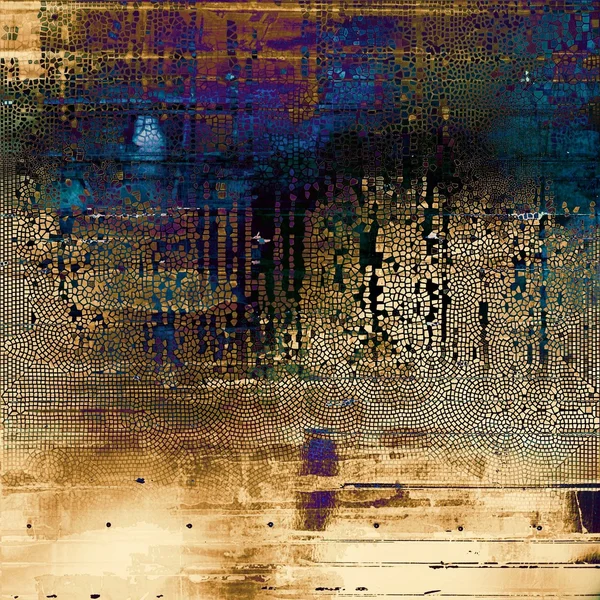 Starožitný rám s pozadím grunge. Různé barevné vzory — Stock fotografie