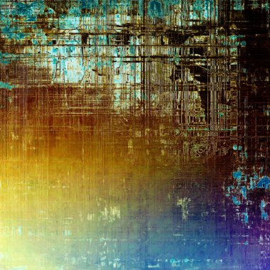 Vintage doku veya grunge dekoratif öğeler ve farklı renk desen ile antika arka plan