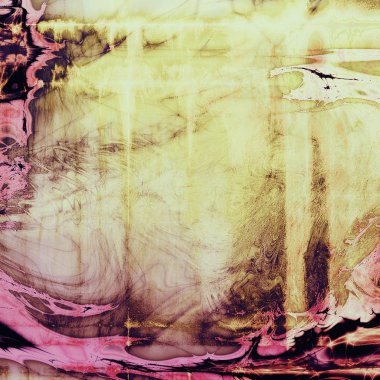 Kirli doku, vintage tarzı elemanları ve farklı renk desen arka plan