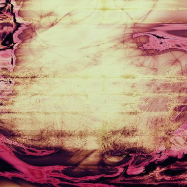 Kirli doku, vintage tarzı elemanları ve farklı renk desen arka plan