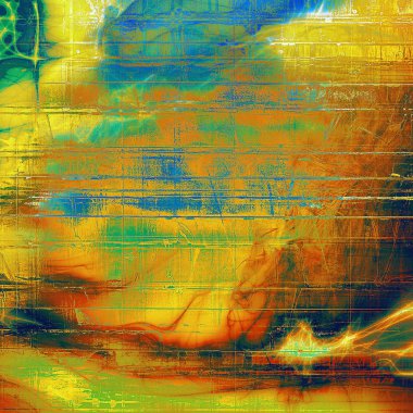 Vintage Grunge şablon veya farklı renk desenleri ile antika arka plan