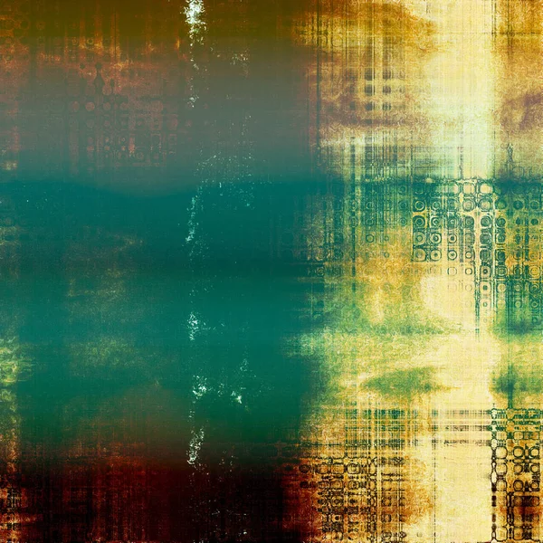 Fundo vintage abstrato com textura grungy desbotada. Cenário envelhecido com diferentes padrões de cores — Fotografia de Stock