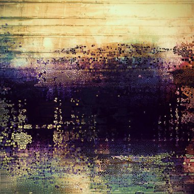 Eski arka plan grunge dekoratif elemanları ile. Retro kompozisyon tasarımınız için. Farklı renk desen ile