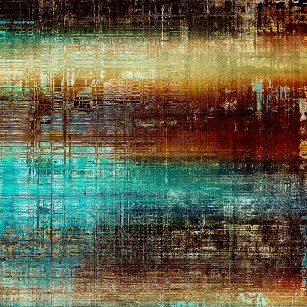 Fondo vintage en estilo de reserva de chatarra, textura grunge descolorida con diferentes patrones de color — Foto de Stock