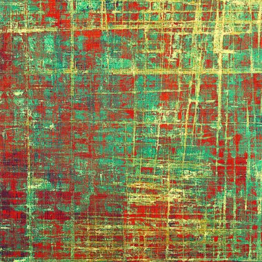 Eski tarz kirli arka plan ile dokulu vintage öğeler ve farklı renk desen