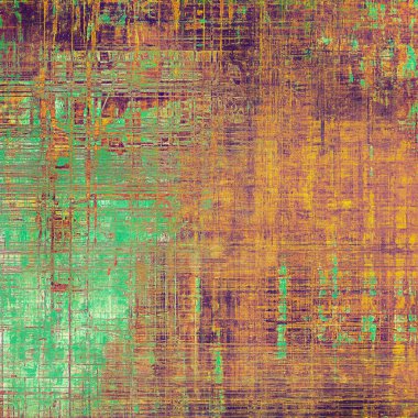 Eski arka plan grunge dekoratif elemanları ile. Retro kompozisyon tasarımınız için. Farklı renk desen ile