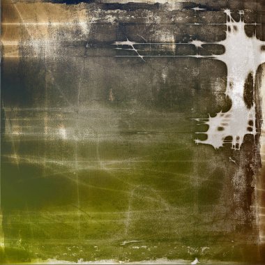 Retro doku, perişan ve düzensiz arka planda grunge tarzı. Farklı renk desen ile