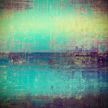 Vintage tarzı tasarım öğeleri, çizik doku ve farklı renk desen Retro arka plan