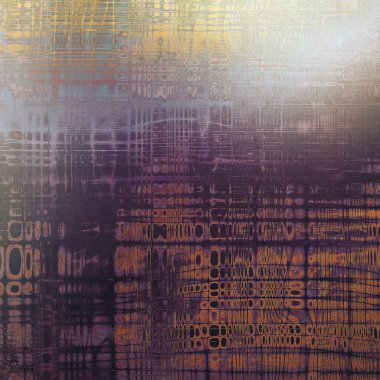 Vintage tarzı tasarım öğeleri, çizik doku ve farklı renk desen Retro arka plan