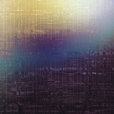 Vintage tarzı tasarım öğeleri, çizik doku ve farklı renk desen Retro arka plan