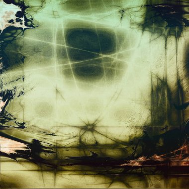 Vintage benekli çerçeve, dokulu grunge arka plan ile farklı renk desen