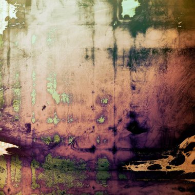 Vintage benekli çerçeve, dokulu grunge arka plan ile farklı renk desen