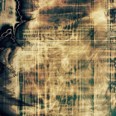 Vintage tarzı tasarım öğeleri, çizik doku ve farklı renk desen Retro arka plan