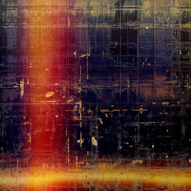 Vintage tarzı tasarım öğeleri, çizik doku ve farklı renk desen Retro arka plan