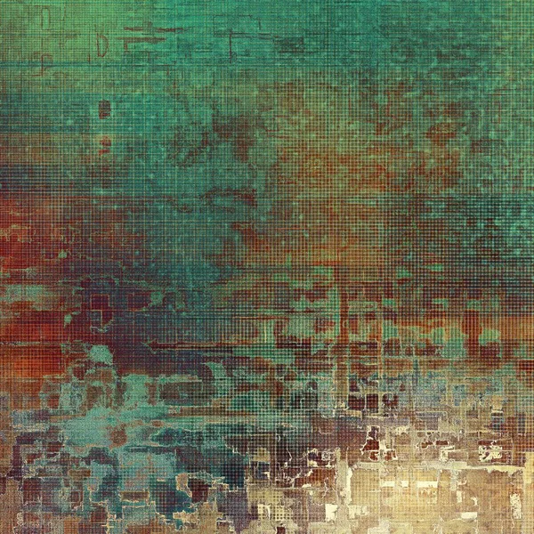 Винтажная пятнистая рамка, текстурированный гранж фон с различными цветовыми узорами — стоковое фото