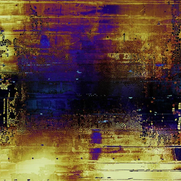 Fundo vintage em estilo de reserva de sucata, textura grunge desbotada com diferentes padrões de cores — Fotografia de Stock